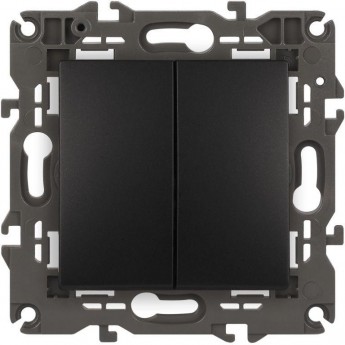 Переключатель ЭРА ELEGANCE 14-1106-05 10А IP20 250В 10AX антрацит