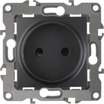 Розетка ЭРА 12-2105-05 2P 16A-250В IP20 ЭРА 12 антрацит